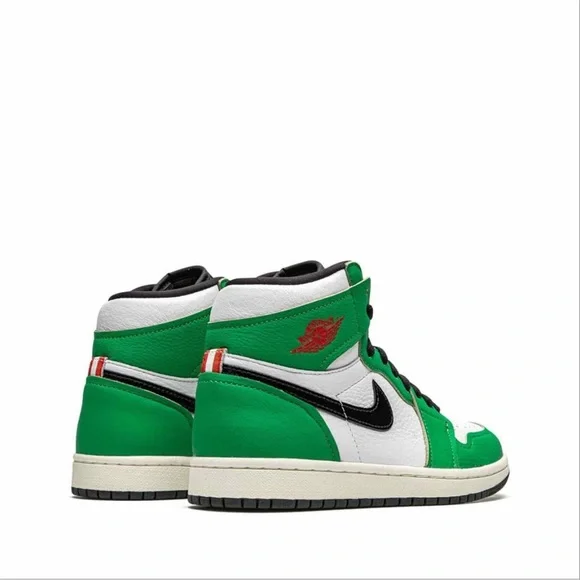 Jordan 1 Retro High Lucky Green (W) Sneakers - Picture 7 of 8